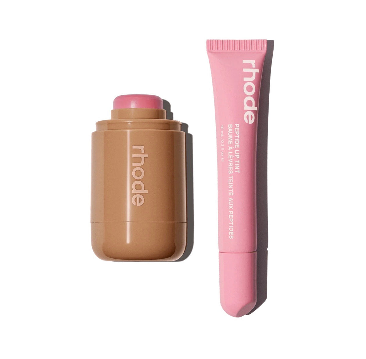 Rhode Ribbon Lip Tint & Piggy Pocket Blush Duo Rhode Lip Gloss Set