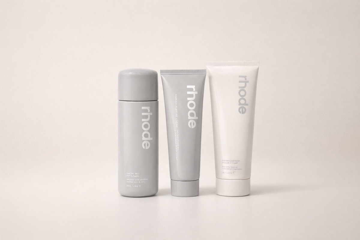 Rhode Glow Skincare Bundle Complete Daily Skincare Routine